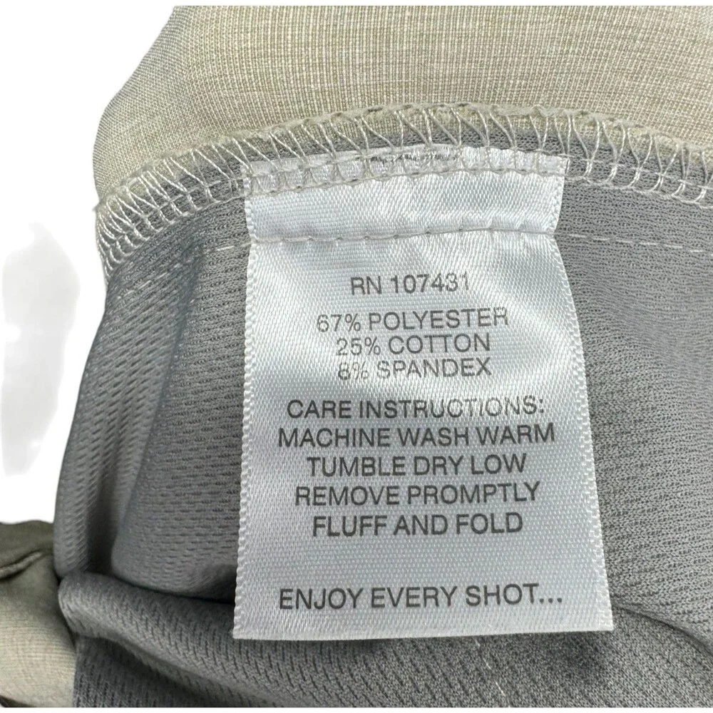 Linksoul Pants Men’s 32R Beige Chino Performance Preppy Casual Outdoor Golf Flex